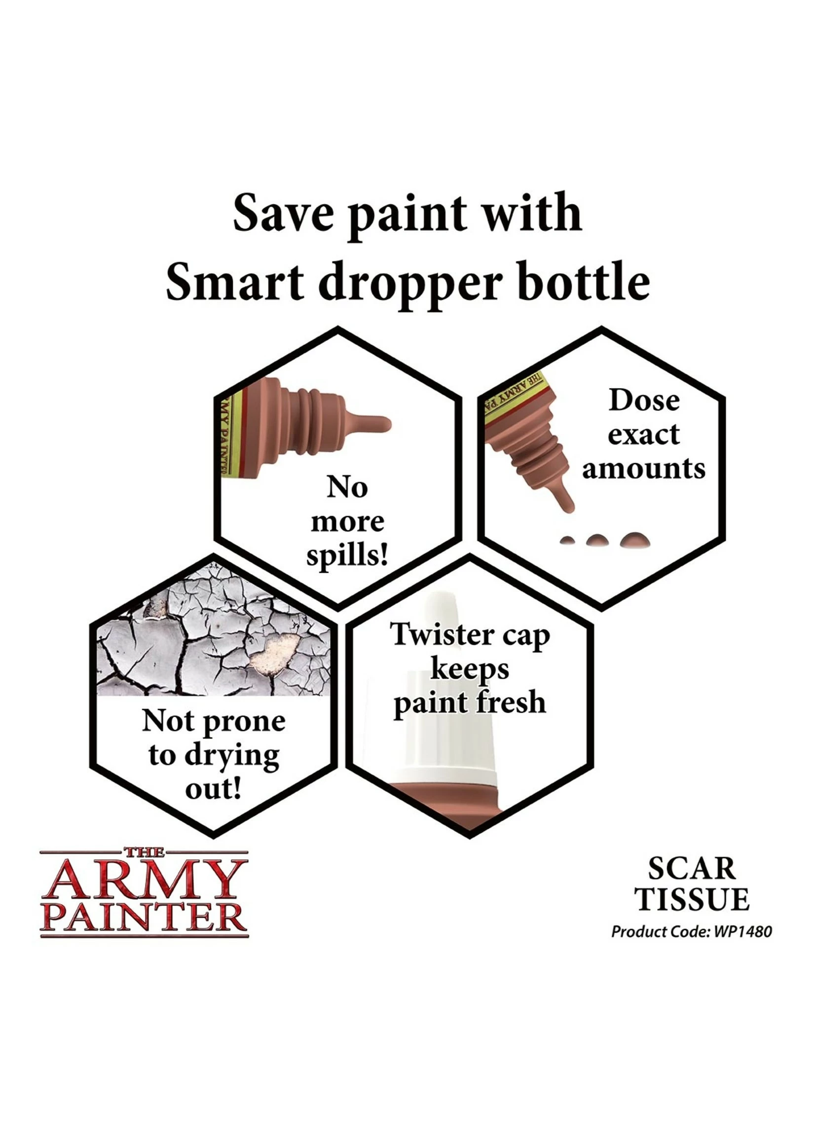 The Army Painter WP1480 - Scar Tissue 18ml Acrylic Paint - Image 3