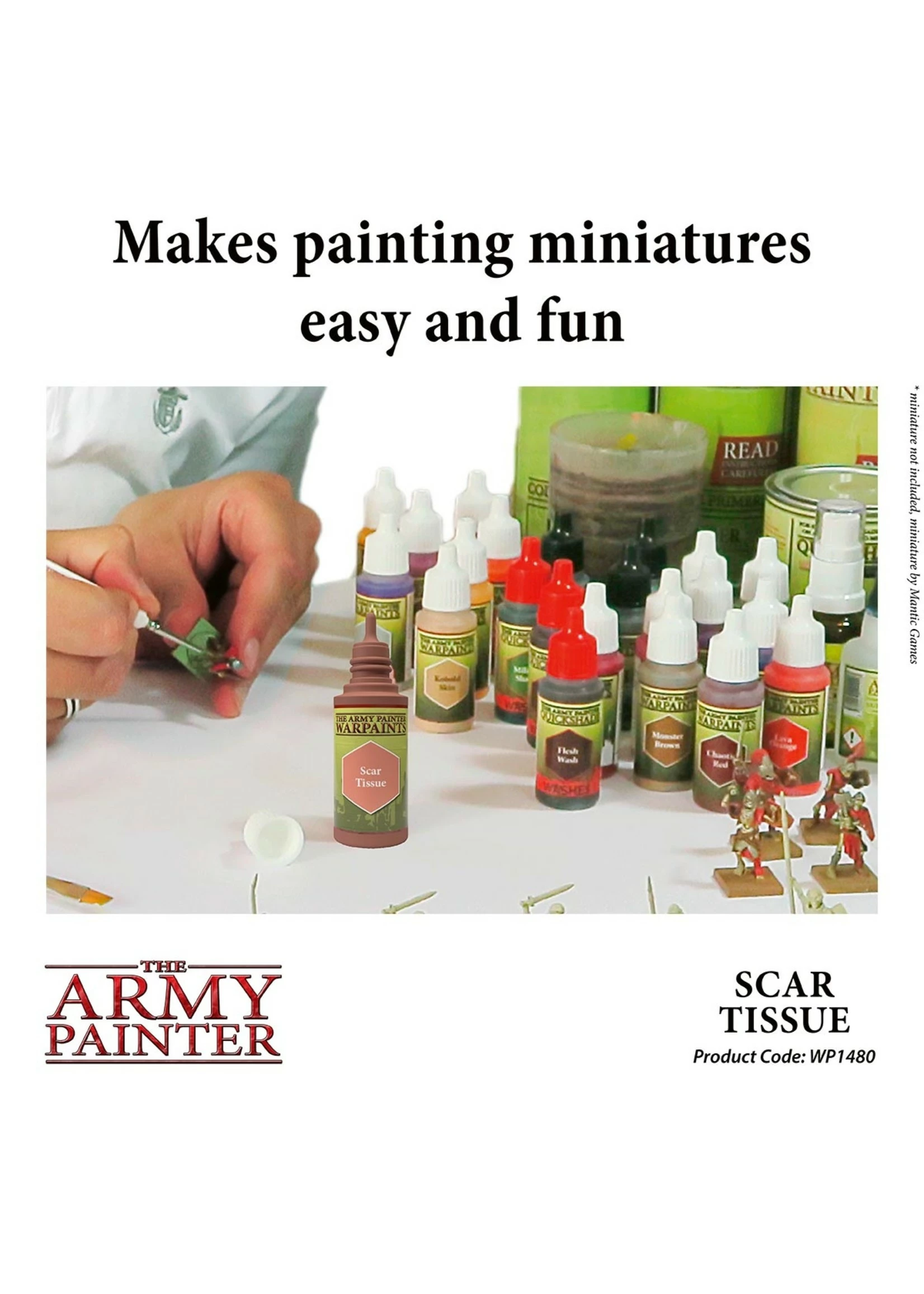 The Army Painter WP1480 - Scar Tissue 18ml Acrylic Paint - Image 4