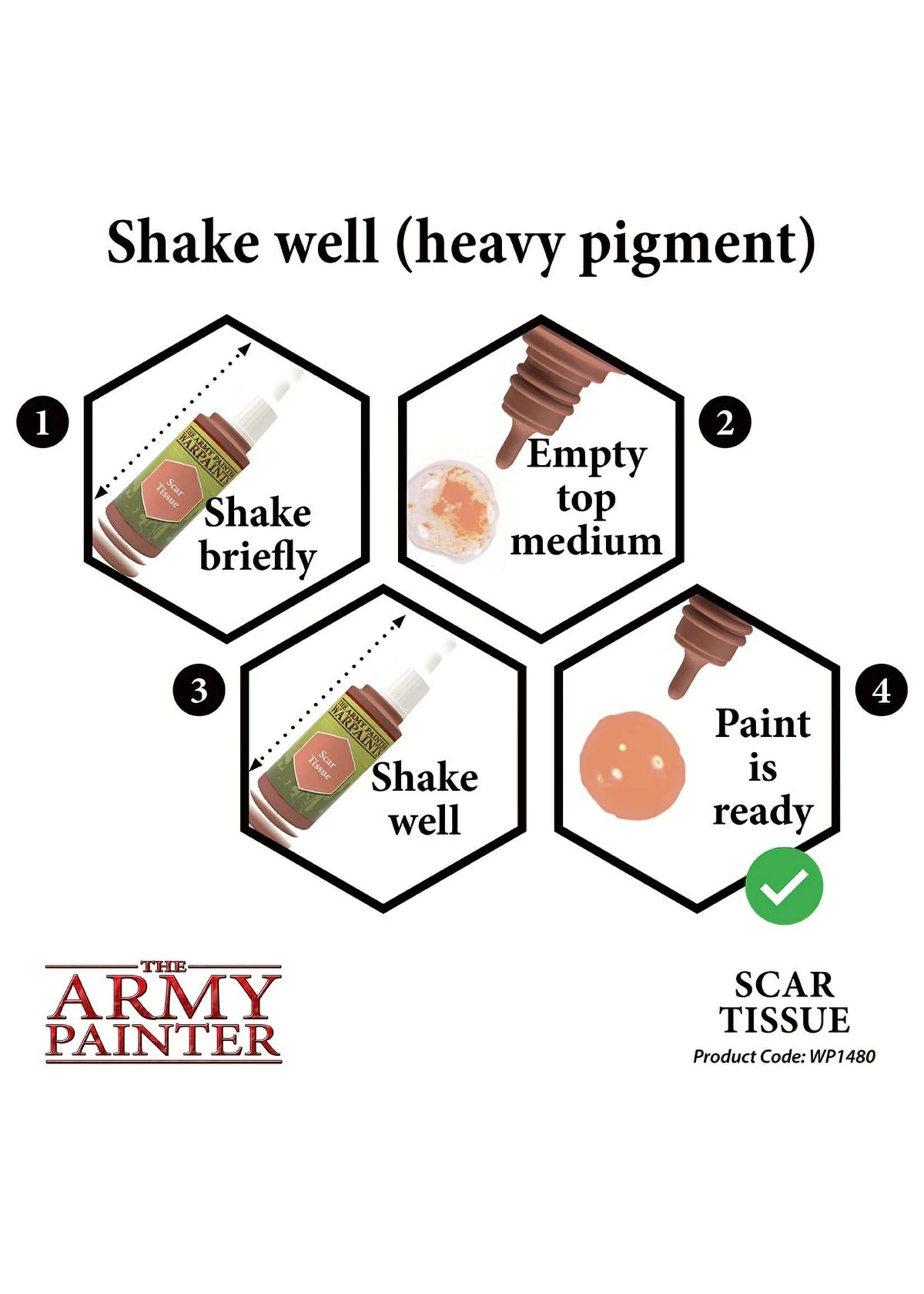 The Army Painter WP1480 - Scar Tissue 18ml Acrylic Paint - Image 5