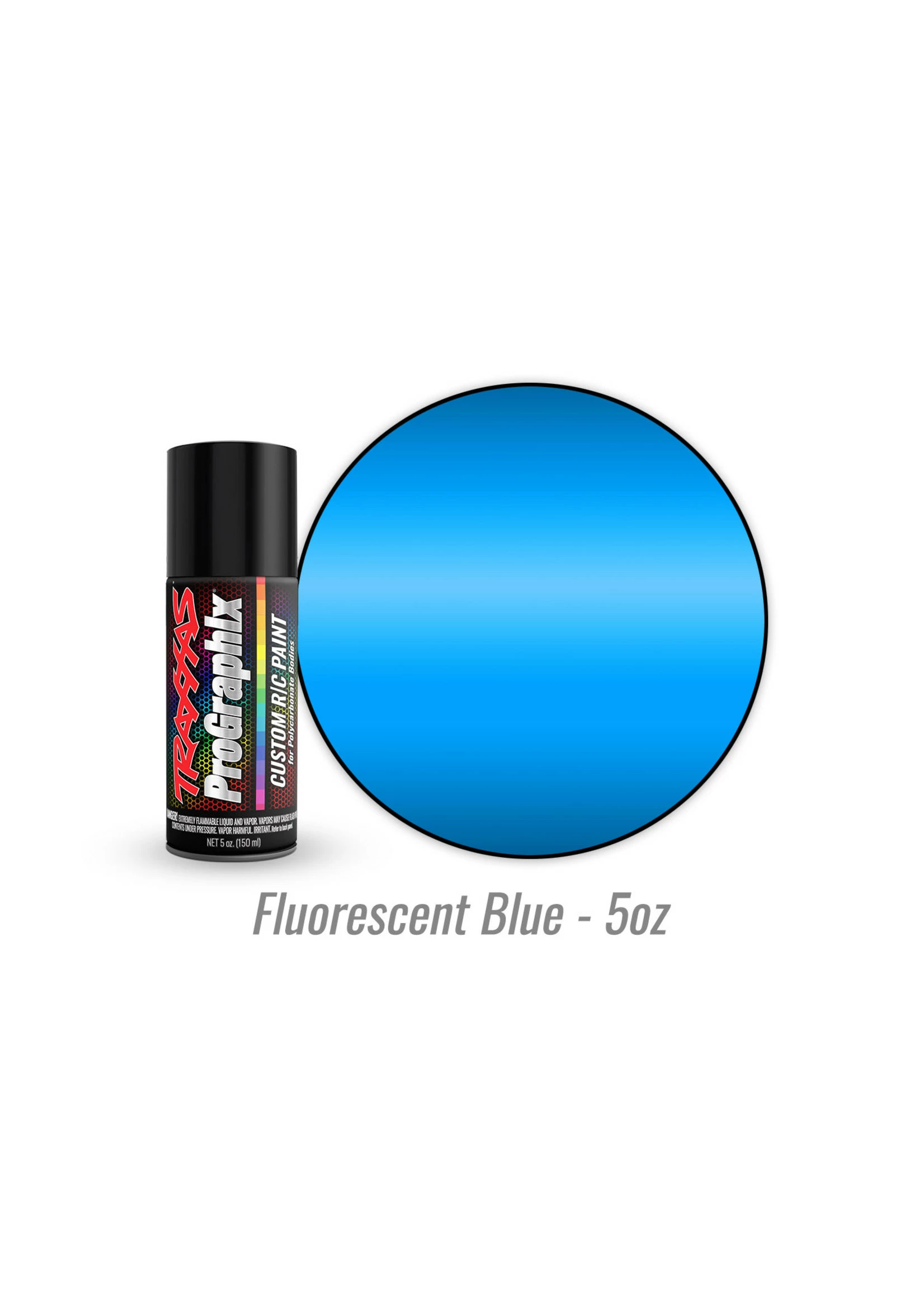 Traxxas 5064 - Fluorescent Blue - 5oz - Polycarbonate Spray