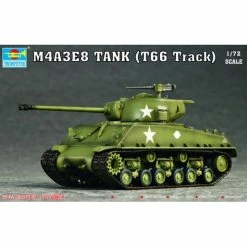 Trumpeter 7225 - 1/72 U.S. M4A3E8 Tank (T66 Track)