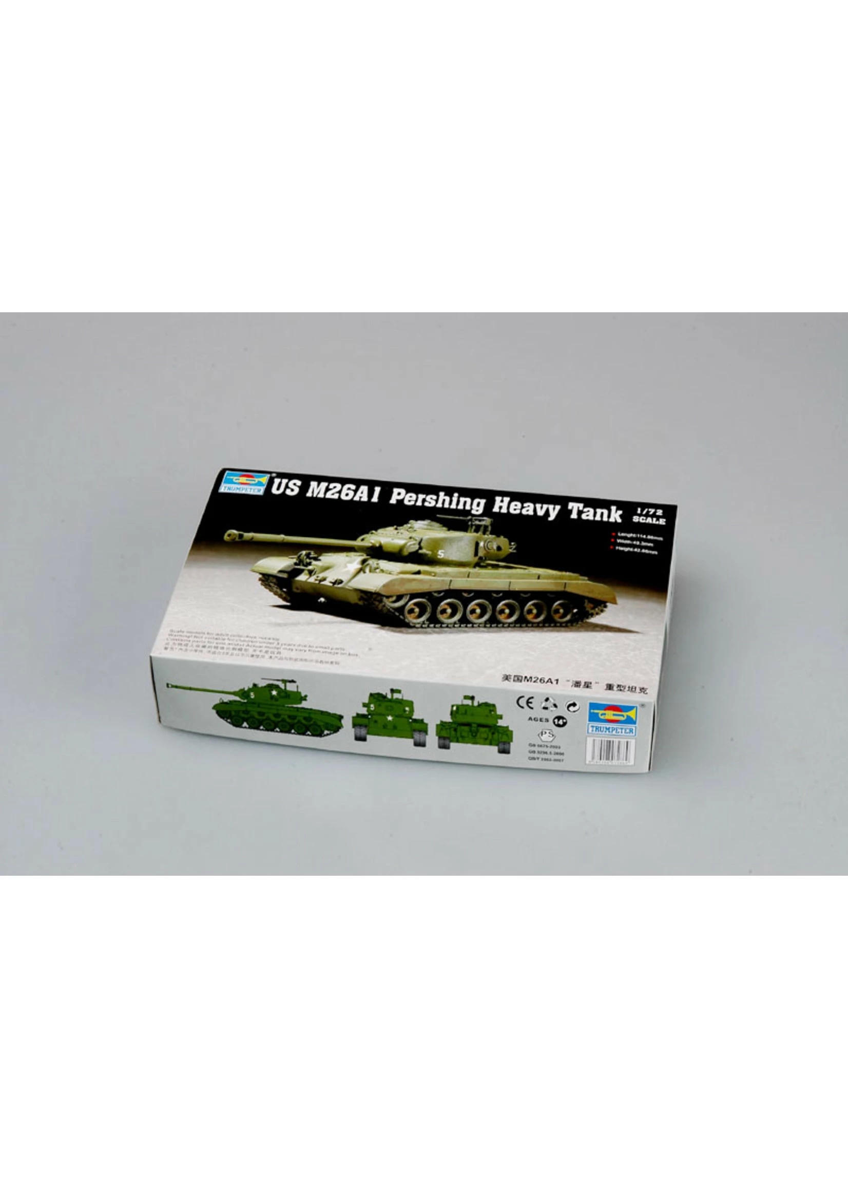 Trumpeter 7286 - 1/72 U.S. M26A1 Pershing Heavy Tank - Image 2