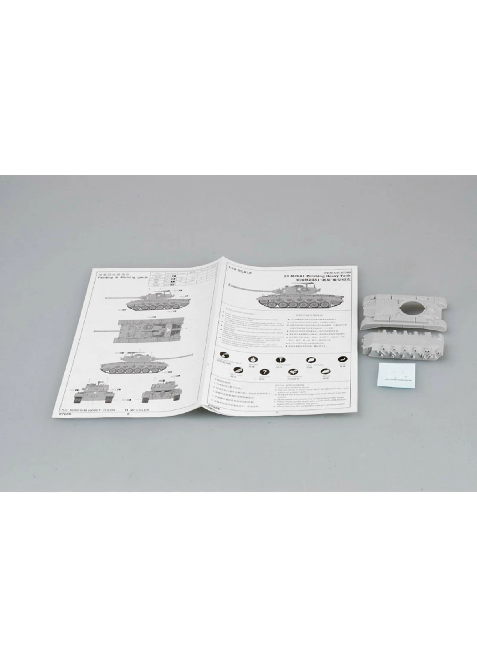 Trumpeter 7286 - 1/72 U.S. M26A1 Pershing Heavy Tank - Image 3