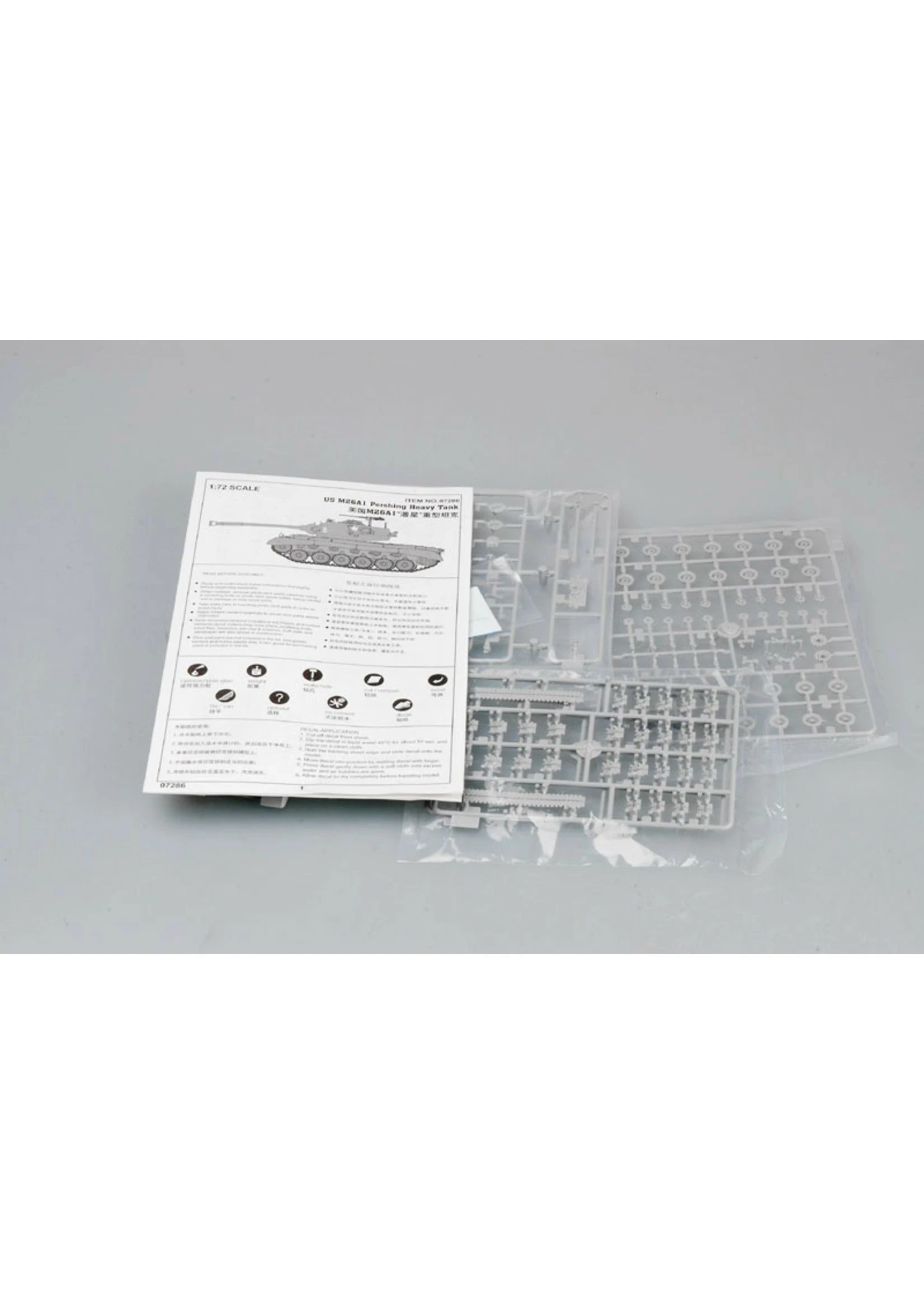 Trumpeter 7286 - 1/72 U.S. M26A1 Pershing Heavy Tank - Image 4