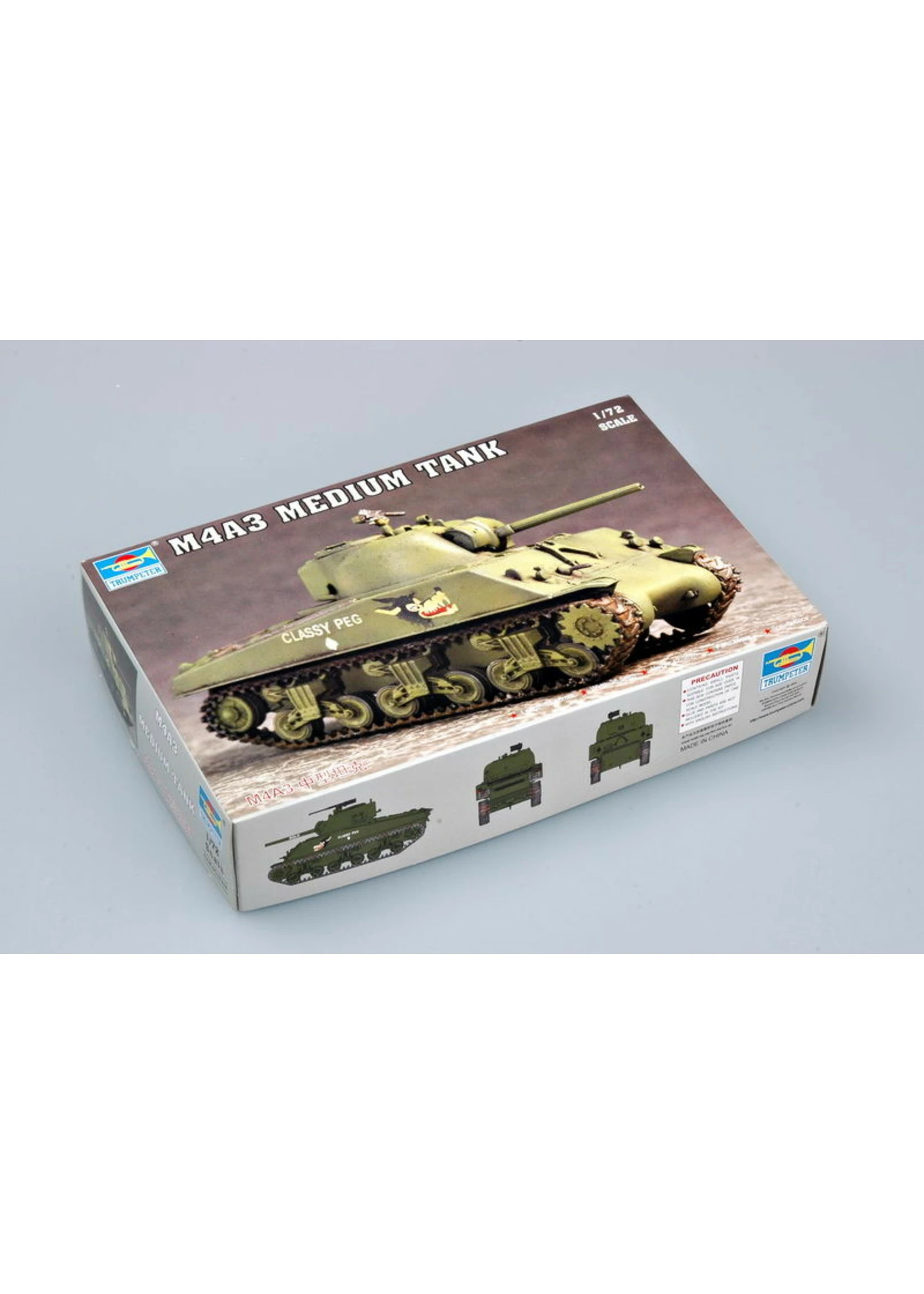Trumpeter TSM 7224 - 1/72 U.S. M4A3 Medium Tank - Image 2