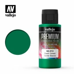 Vallejo 62.013 - Premium Airbrush Color Basic Green - 60ml