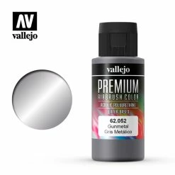 Vallejo 62.052 - Premium Airbrush Color Gunmetal - 60ml