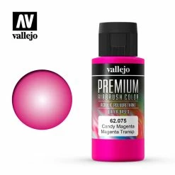 Vallejo 62.075 - Premium Airbrush Color Candy Magenta - 60ml