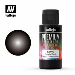 Vallejo 62.079 - Premium Airbrush Color Candy Black - 60ml