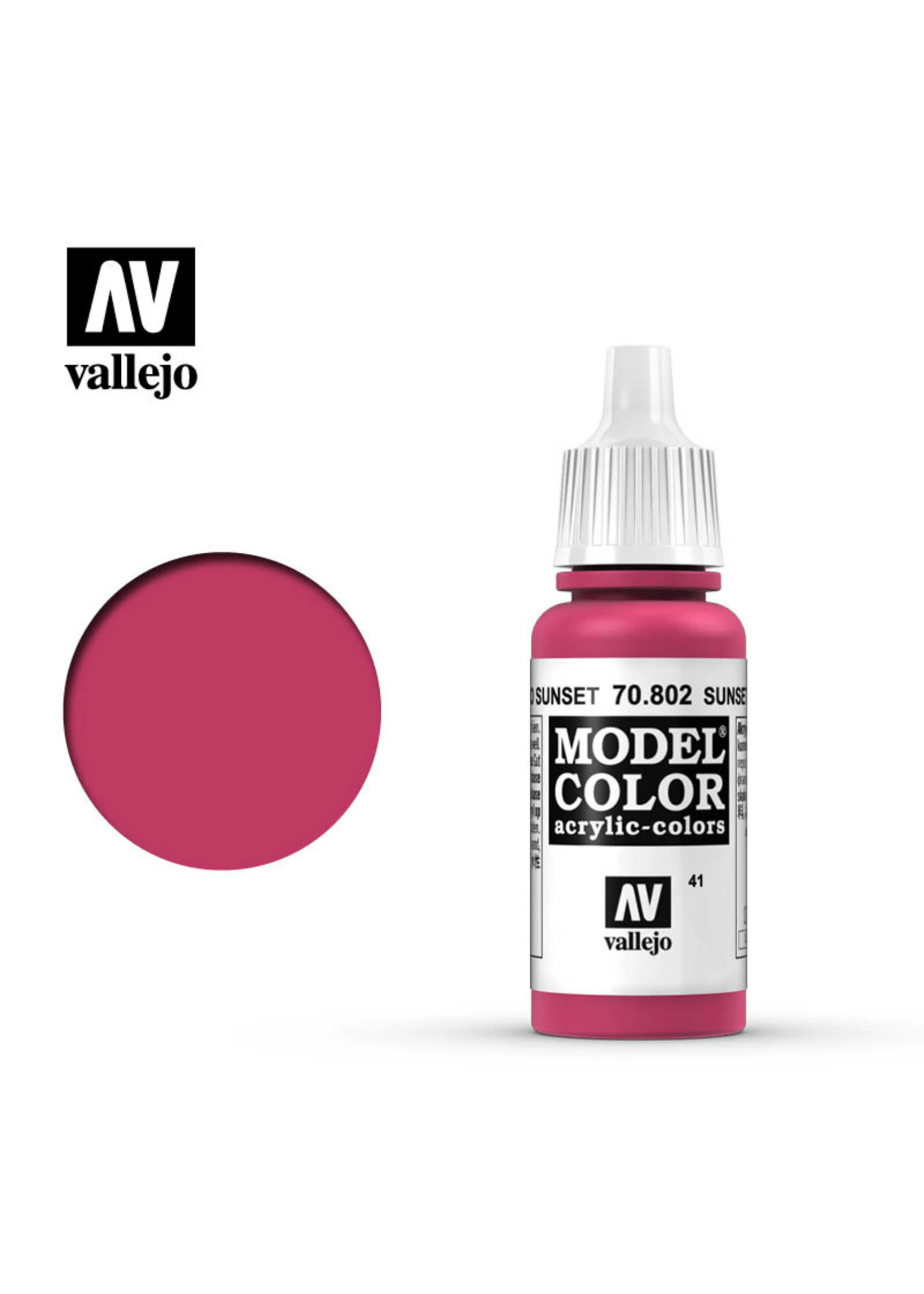 Vallejo 70.802 - Model Color Sunset Red
