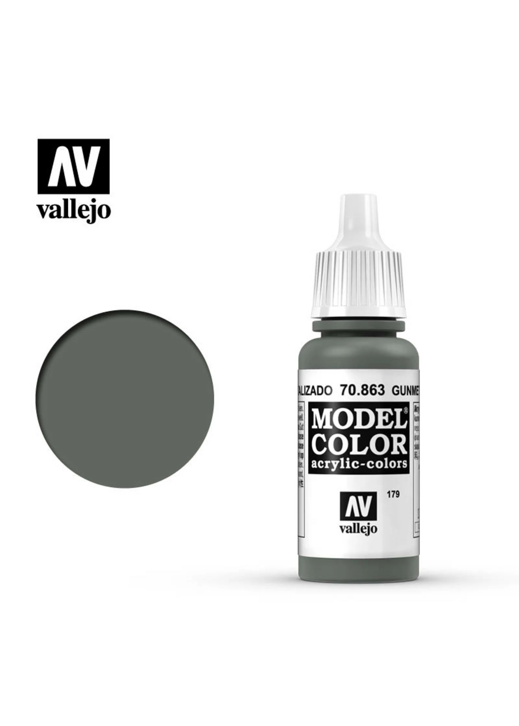 Vallejo 70.863 - Model Color Gunmetal Grey