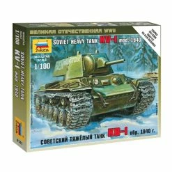 Zvezda 6141 - 1/100 Soviet KV-1 Mod 1940 Heavy Tank