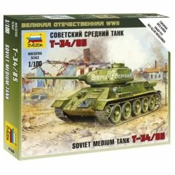 Zvezda 6160 - 1/100 Soviet T3.4/85 Medium Tank