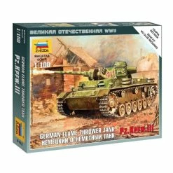 Zvezda 6162 - 1/100 German Flame Thrower Tank Pz.Kfw III