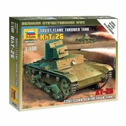 Zvezda 6165 - 1/100 Soviet Flame Thrower Tank KhT-26