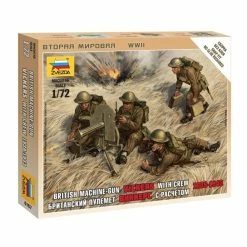 Zvezda 6167 - 1/72 British Vickers Machine Gun With Crew